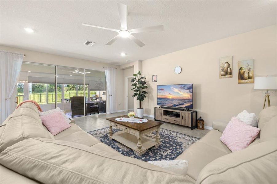 Furnished interior view inside a new home in Farm at Varrea, Plant City (Image 16). Furnished interior view inside a new home in Farm at Varrea, Plant City (Image 16).