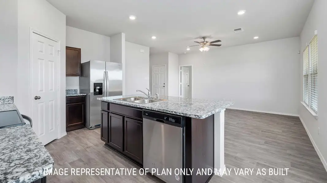 Furnished interior view inside a new home in Pecan Creek, Temple (Image 3). Furnished interior view inside a new home in Pecan Creek, Temple (Image 3).