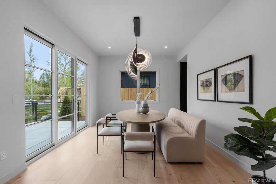 Furnished interior view inside a new home in , Denver (Image 3).