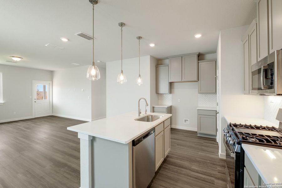 Furnished interior view inside a new home in Talley Fields, San Antonio (Image 9). Furnished interior view inside a new home in Talley Fields, San Antonio (Image 9).
