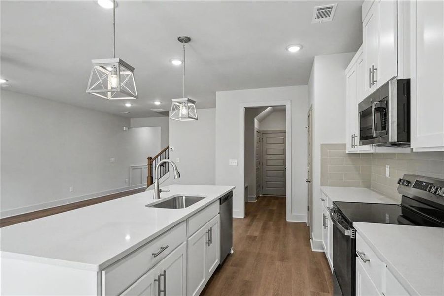 Furnished interior view inside a new home in , Norcross (Image 8).