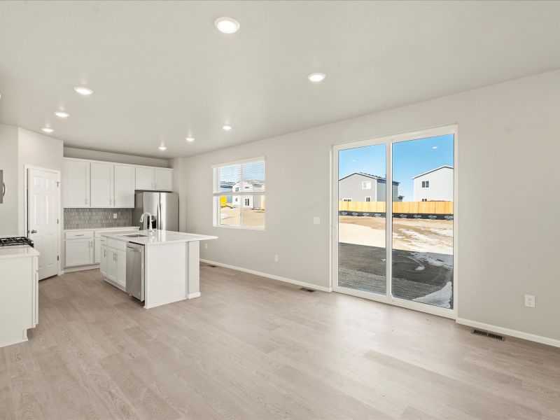 Furnished interior view inside a new home in Poudre Heights: The Lakes Collection, Windsor (Image 5).