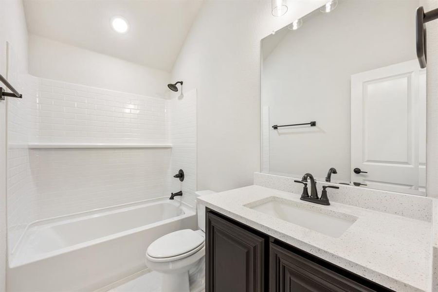 Furnished interior view inside a new home in The Retreat at North Grove 60, Waxahachie (Image 6).