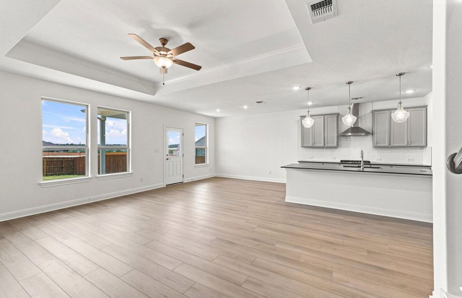 Spacious, unfurnished interior of a new home in Saddleback at Santa Rita Ranch, Liberty Hill (Image 33).
