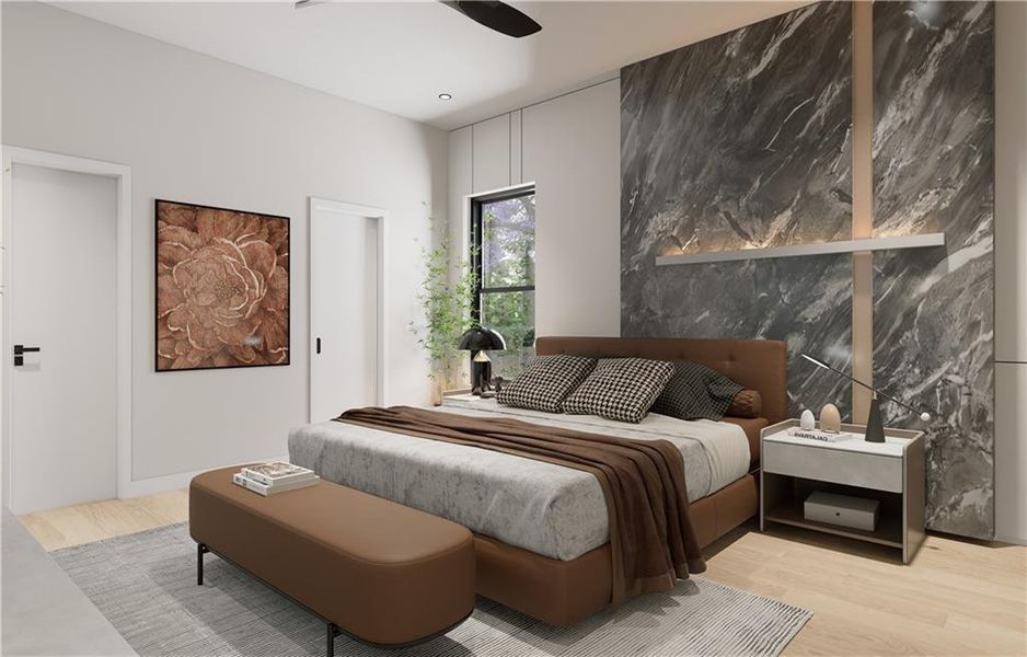 Furnished interior view inside a new home in , Sugar Hill (Image 14).