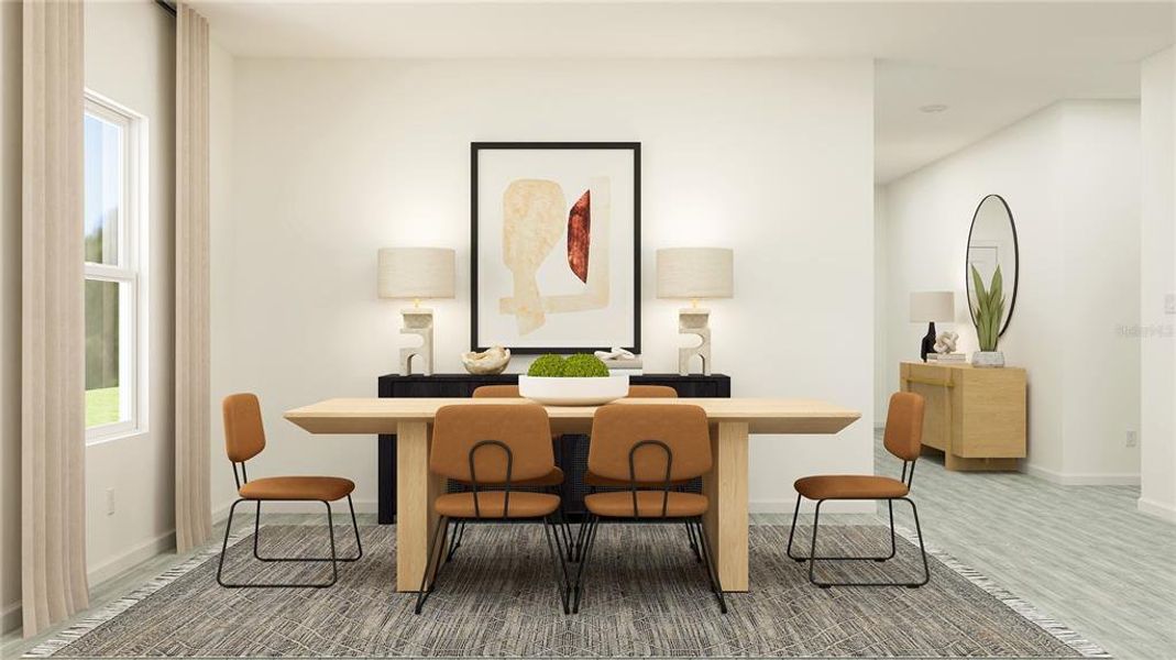 Furnished interior view inside a new home in Trailhead Landing: Trailhead Landing 50s, Alachua (Image 12).