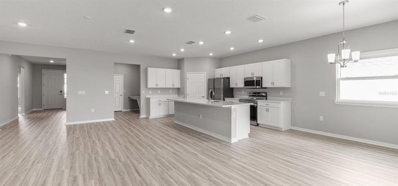Furnished interior view inside a new home in Vista Trace, Belleview (Image 5).