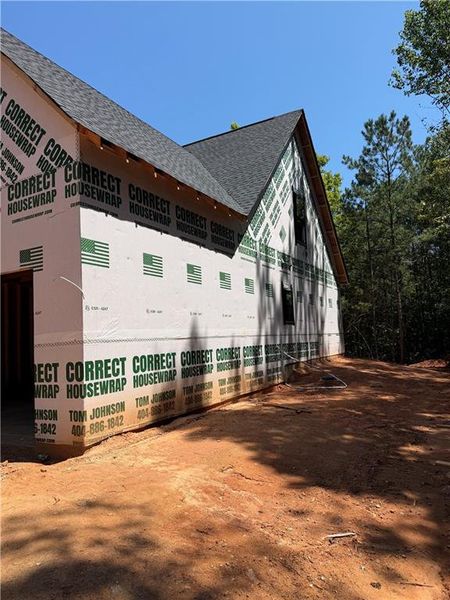 In-progress construction of a new home in , Talking Rock, GA (Image 17).