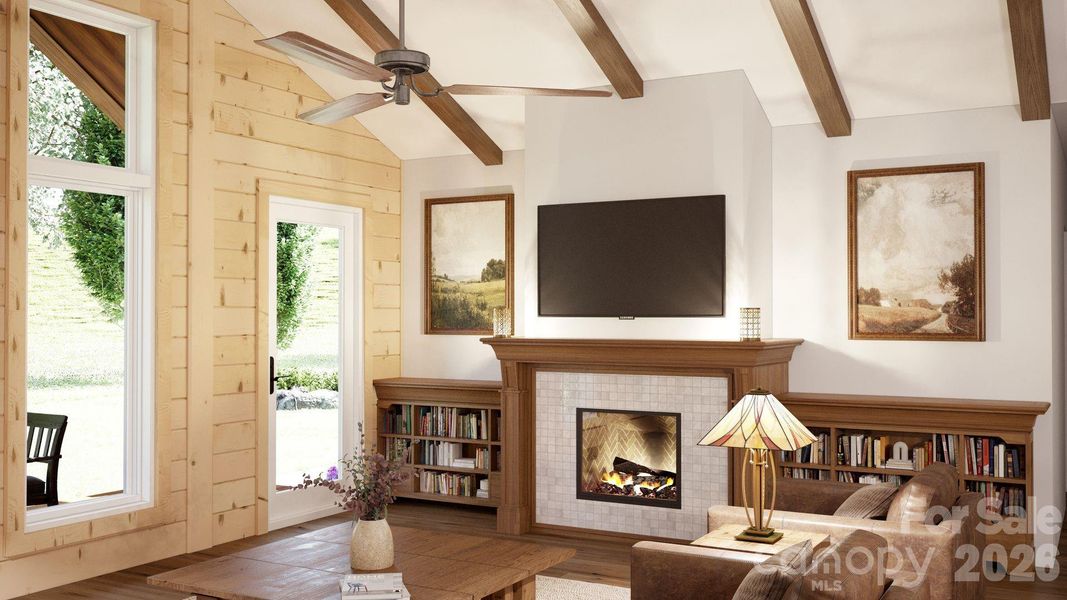 Furnished interior view inside a new home in , Morganton (Image 11).
