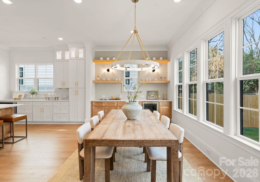 Furnished interior view inside a new home in , Charlotte (Image 44).