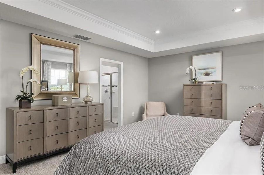 Furnished interior view inside a new home in Parkview Preserve, Apopka (Image 13). Furnished interior view inside a new home in Parkview Preserve, Apopka (Image 13).