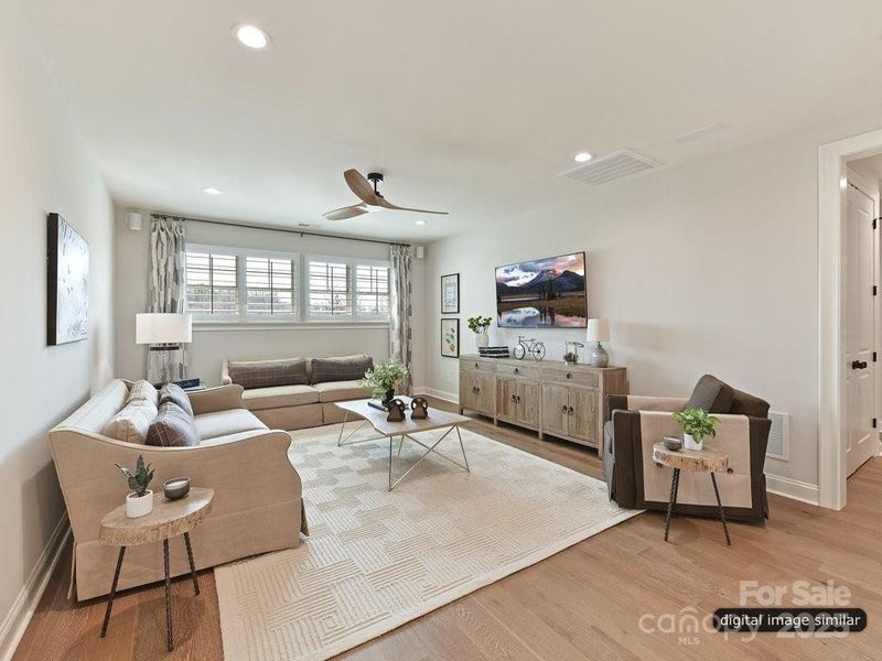 Furnished interior view inside a new home in McLean - South Shore, Clover (Image 20).