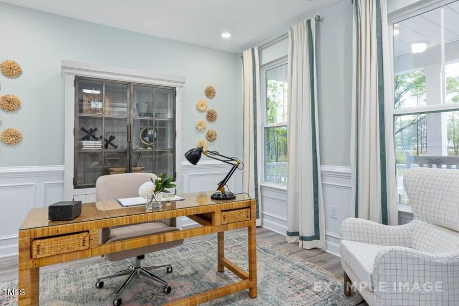 Furnished interior view inside a new home in Glenmere, Knightdale (Image 5).