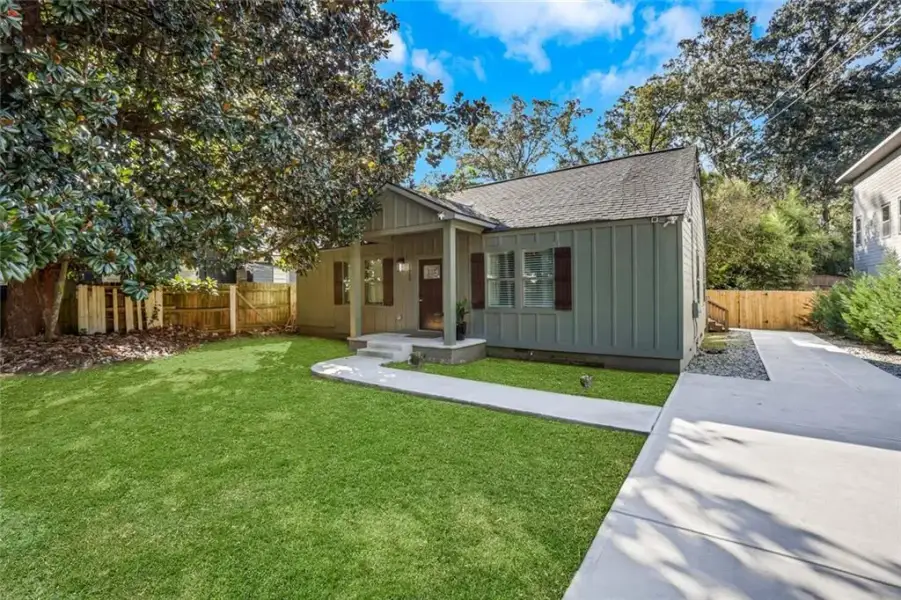 Exterior details and patio area of a home in , Atlanta (Image 23).
