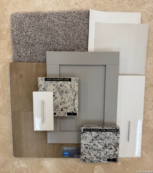 Sample of building materials used in homes in Willow Point, San Antonio (Image 28).