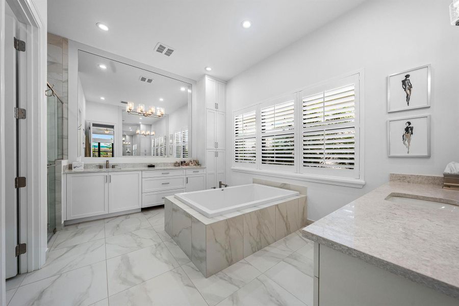 Furnished interior view inside a new home in Valencia Grand, Boynton Beach (Image 17). Furnished interior view inside a new home in Valencia Grand, Boynton Beach (Image 17).