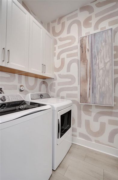 Furnished interior view inside a new home in Esprit at Avenir, Palm Beach Gardens (Image 8).