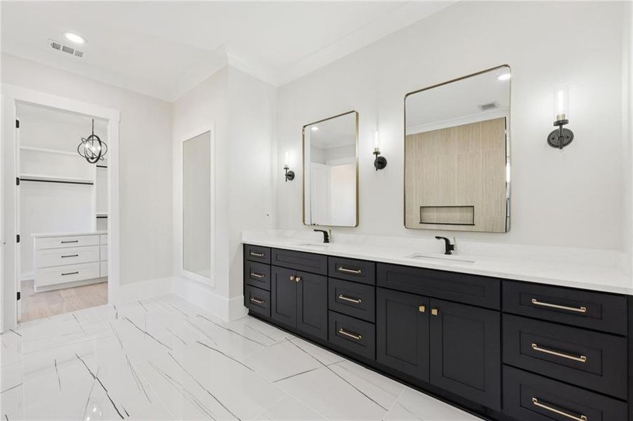 Furnished interior view inside a new home in , Dacula (Image 12).