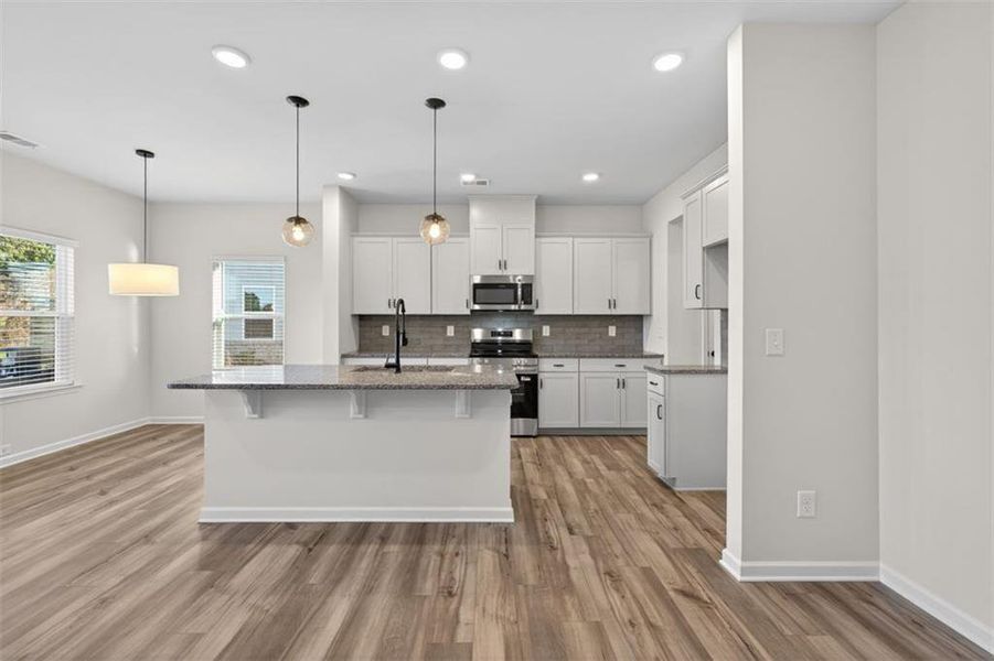 Furnished interior view inside a new home in Franklin Manor, Lawrenceville (Image 18).