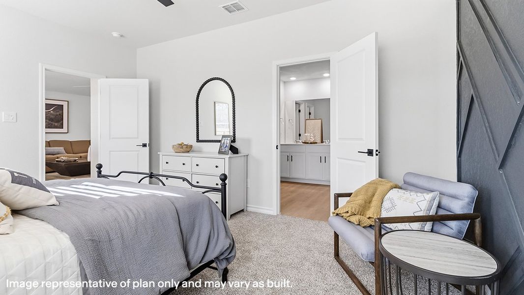 Representative furnished interior of a home built from the The Gaven by D.R. Horton in The Birch at Spencer Ranch, Boerne (Image 29).
