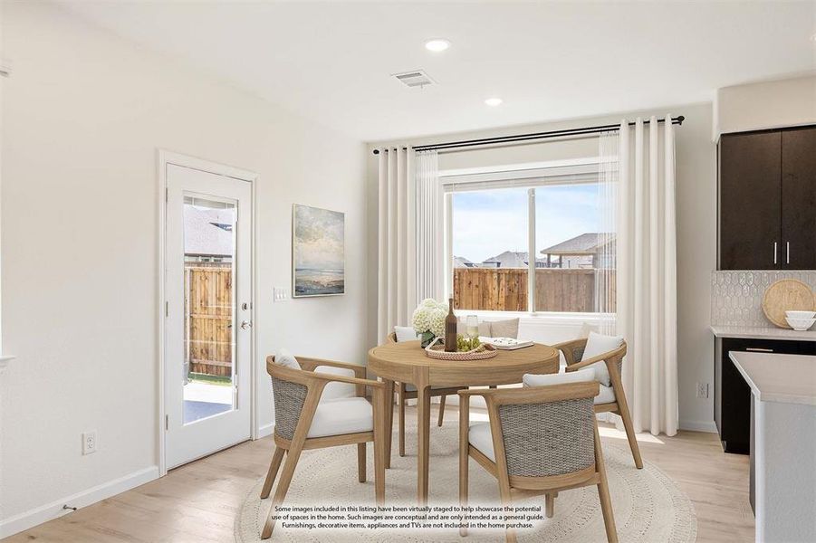 Furnished interior view inside a new home in ArrowBrooke Elements, Aubrey (Image 12). Furnished interior view inside a new home in ArrowBrooke Elements, Aubrey (Image 12).