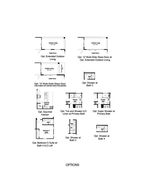 2D floor plan layout of this home in Stonehaven, Glendale, AZ (Image 4).