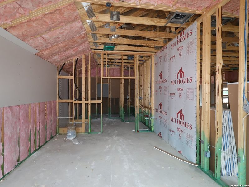 In-progress construction of a new home in Jordan's Ranch, San Antonio, TX (Image 29). In-progress construction of a new home in Jordan's Ranch, San Antonio, TX (Image 29).