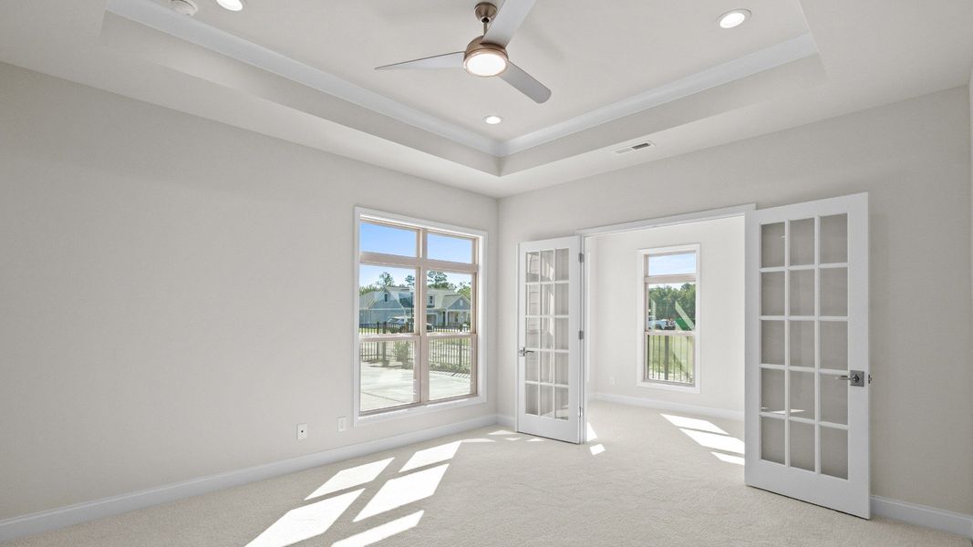 Representative unfurnished interior of a home built from the Promenade III by Epcon Communities in Courtyards by Carrell, Ocean Isle Beach (Image 26). Representative unfurnished interior of a home built from the Promenade III by Epcon Communities in Courtyards by Carrell, Ocean Isle Beach (Image 26).
