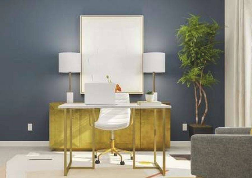 Furnished interior in a model home at Legacy in Youngsville (Image 10).