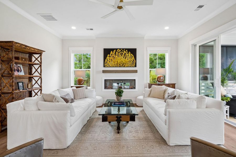 Furnished interior view inside a new home in , Mount Pleasant (Image 64).