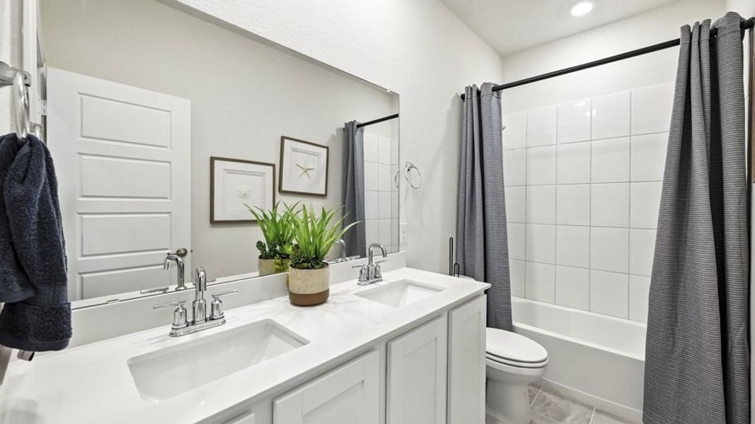Furnished interior view inside a new home in Trailstone, Caddo Mills (Image 14).