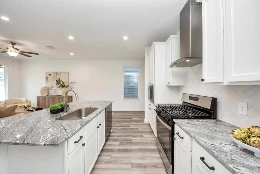 Furnished interior view inside a new home in , Houston (Image 7).