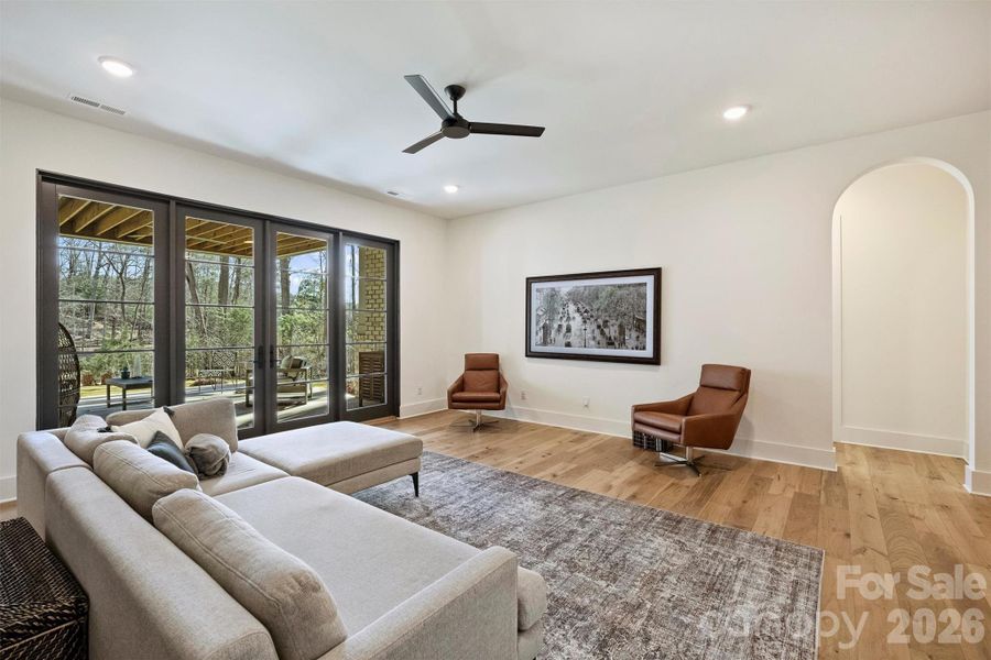 Basement - Direct access to covered porch