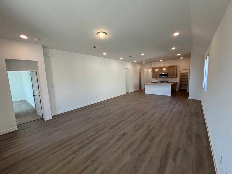 Open Kitchen-Living-Dining Room Construction Progress