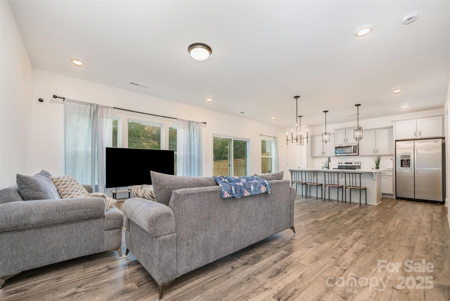 Furnished interior view inside a new home in , Peachland (Image 9).