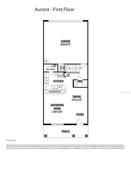 2D floor plan layout of this home in Gardenia Reserve, Apopka, FL (Image 3). 2D floor plan layout of this home in Gardenia Reserve, Apopka, FL (Image 3).