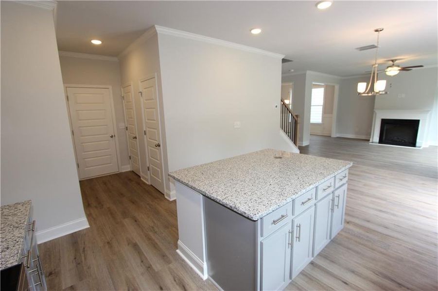 Furnished interior view inside a new home in Clark Farms, Flowery Branch (Image 6).