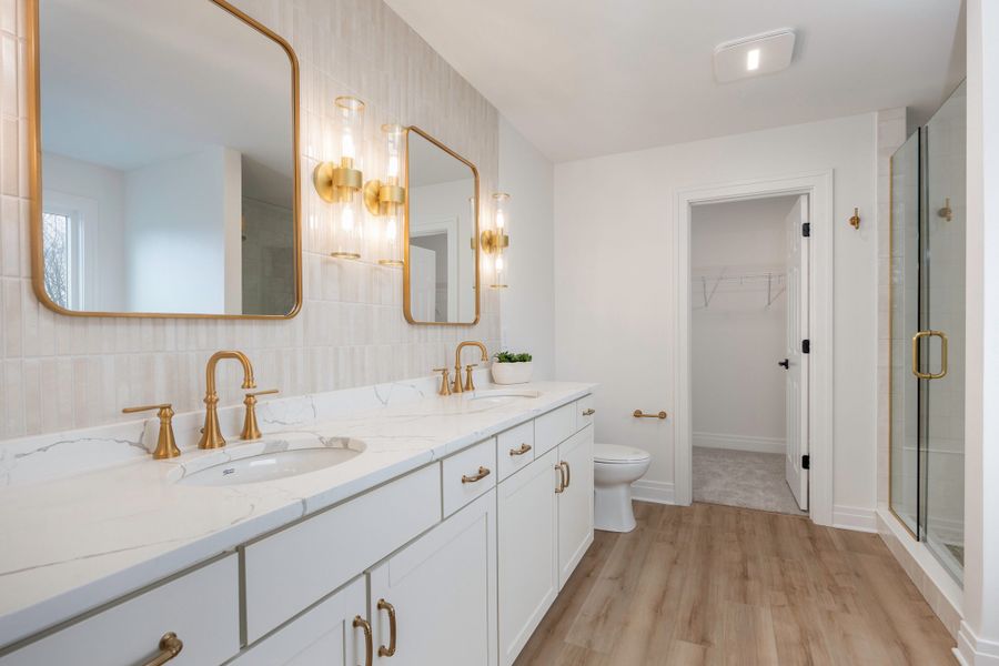 Representative furnished interior of a home built from the The Cambridge by Forbes Capretto Homes in Cannon Woods, Clarence (Image 15).