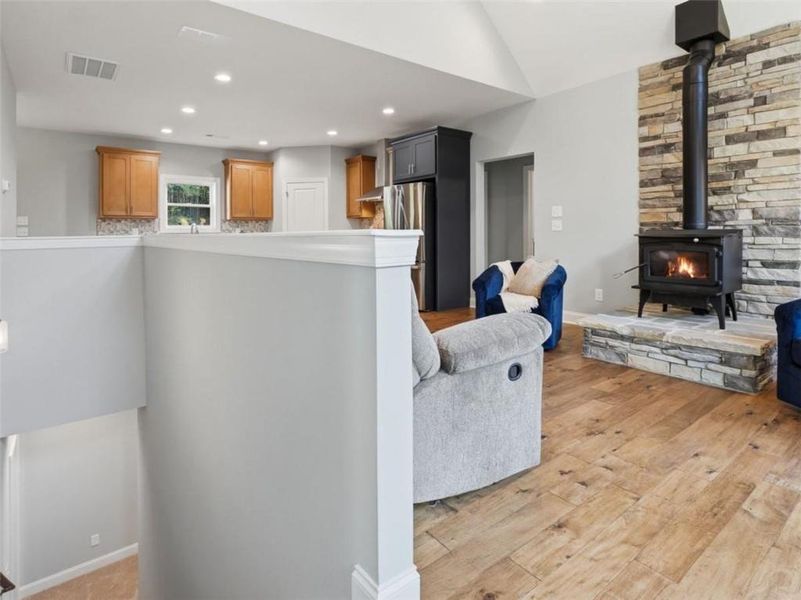 Furnished interior view inside a new home in , Talking Rock (Image 17).