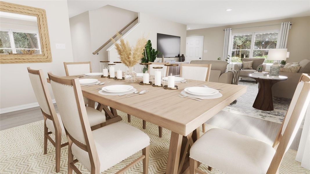 Furnished interior view inside a new home in , Temple (Image 7).