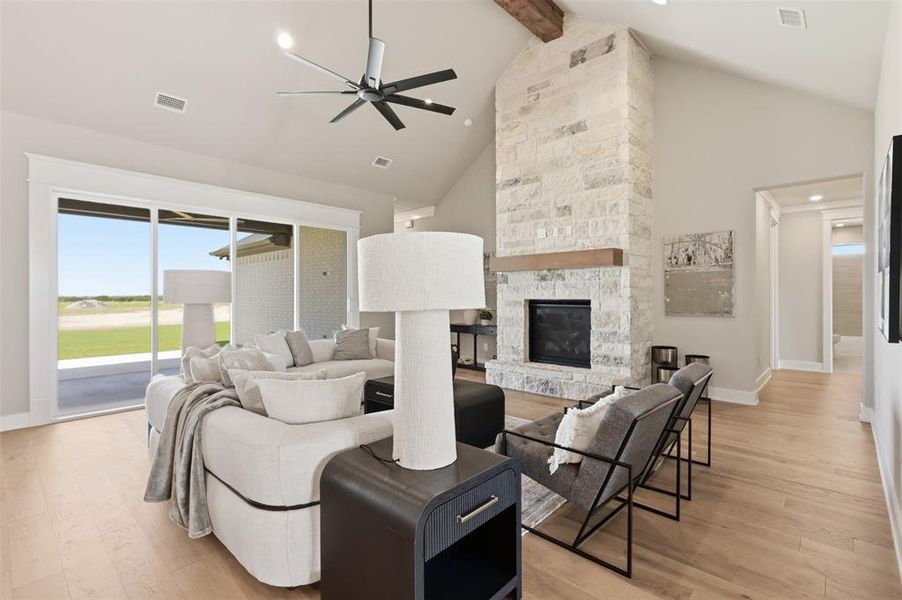 Furnished interior view inside a new home in , Granbury (Image 34).