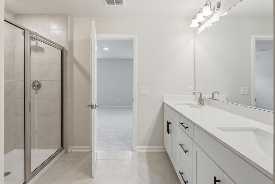Furnished interior view inside a new home in Ashley Walk Townes, Charleston (Image 6). Furnished interior view inside a new home in Ashley Walk Townes, Charleston (Image 6).