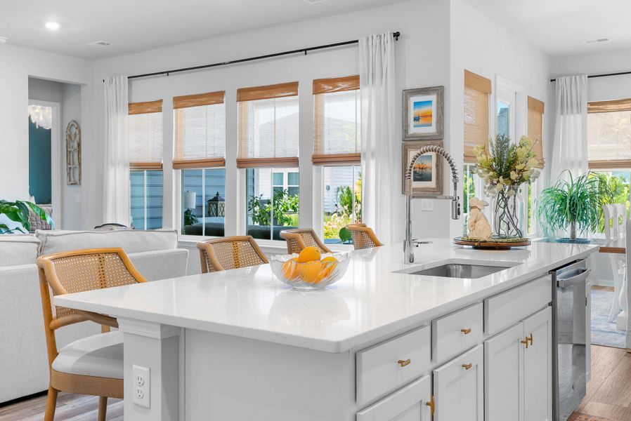 Furnished interior view inside a new home in Horizons at Summers Corner | 55+: The Estates, Summerville (Image 46).