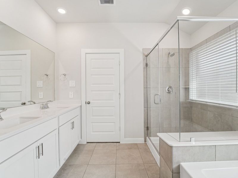 Furnished interior view inside a new home in Massey Oaks - Premier Series, Pearland (Image 9).