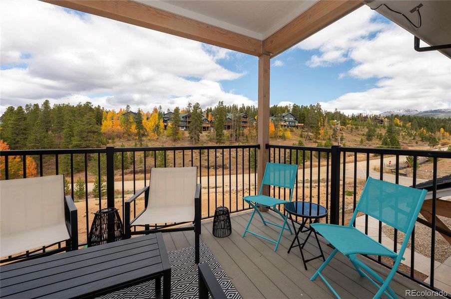 Spacious Patio - Covered, North Facing with lots of privacy