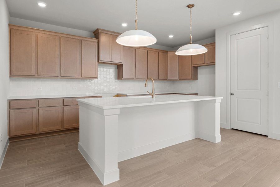 Furnished interior view inside a new home in Parmer Ranch, Georgetown (Image 6).