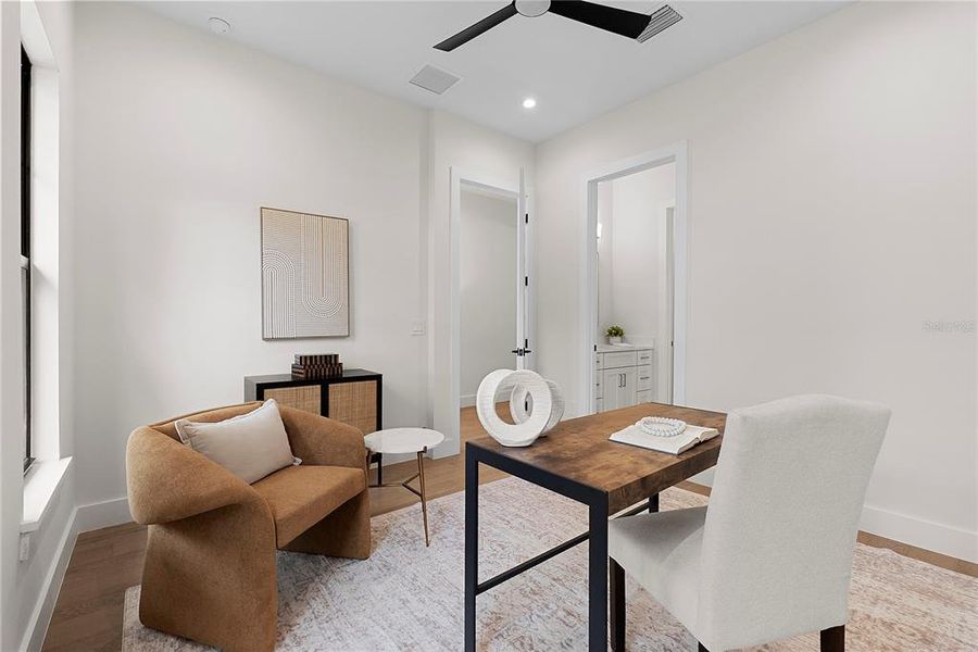 Furnished interior view inside a new home in , Orlando (Image 11). Furnished interior view inside a new home in , Orlando (Image 11).