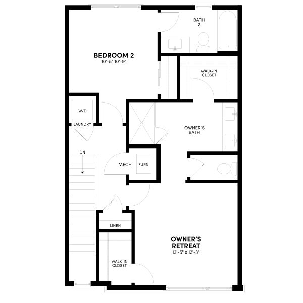 2D floor plan layout for the Contour Three by Brookfield Residential in Contour at Uplands, Westminster, CO (Image 8). 2D floor plan layout for the Contour Three by Brookfield Residential in Contour at Uplands, Westminster, CO (Image 8).