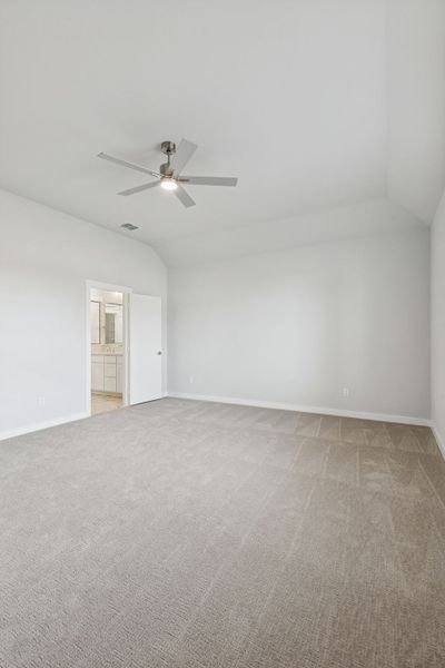 Primary Suite in the Stanley II home plan by Trophy Signature Homes – REPRESENTATIVE PHOTO