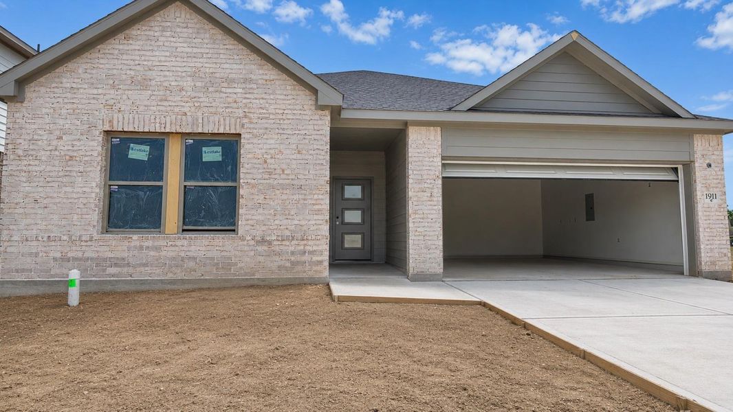 Exterior details and patio area of a home in Sundance Cove, Crosby (Image 2). Exterior details and patio area of a home in Sundance Cove, Crosby (Image 2).